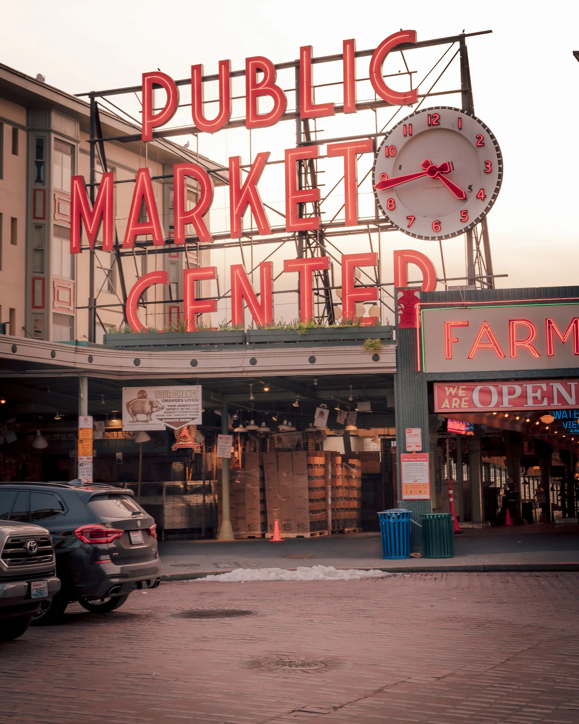 Entrance to Pike Place Market in Seattle